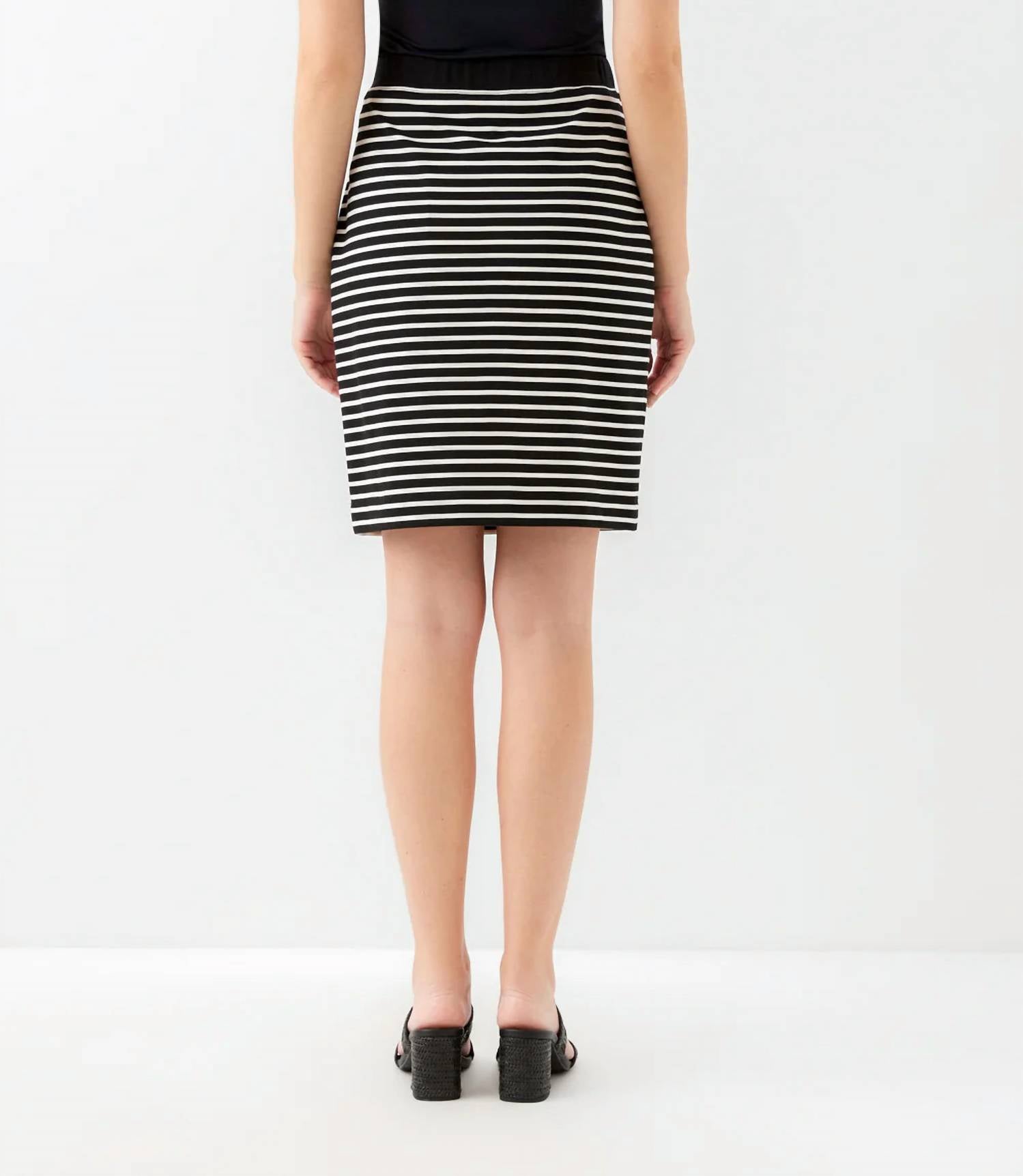 Karen Kane - Stripe Short Skirt