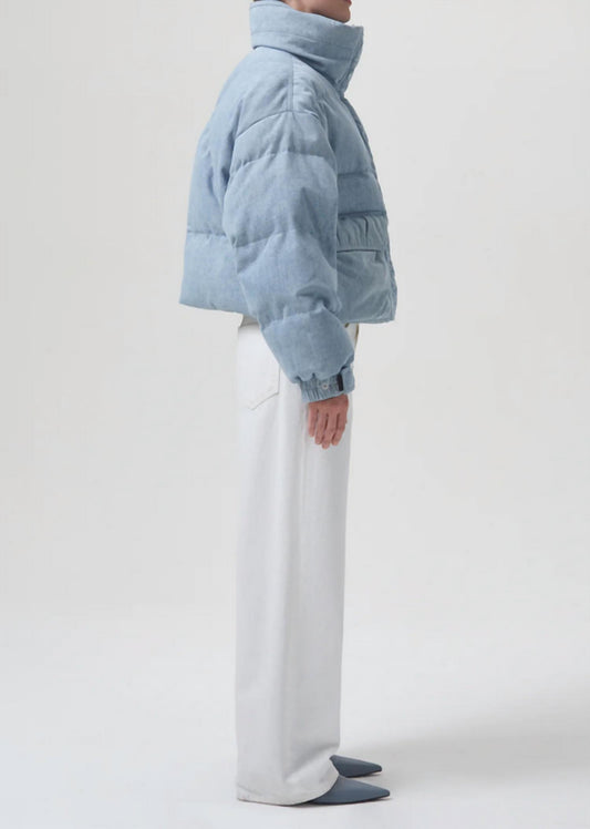 Agolde - Nova Denim Puffer Jacket