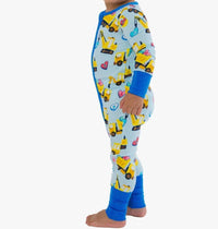 Rufflebutts - Boys Convertible One Piece Footie Pajama