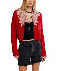 Free People - Pixie Embroidered Cardigan