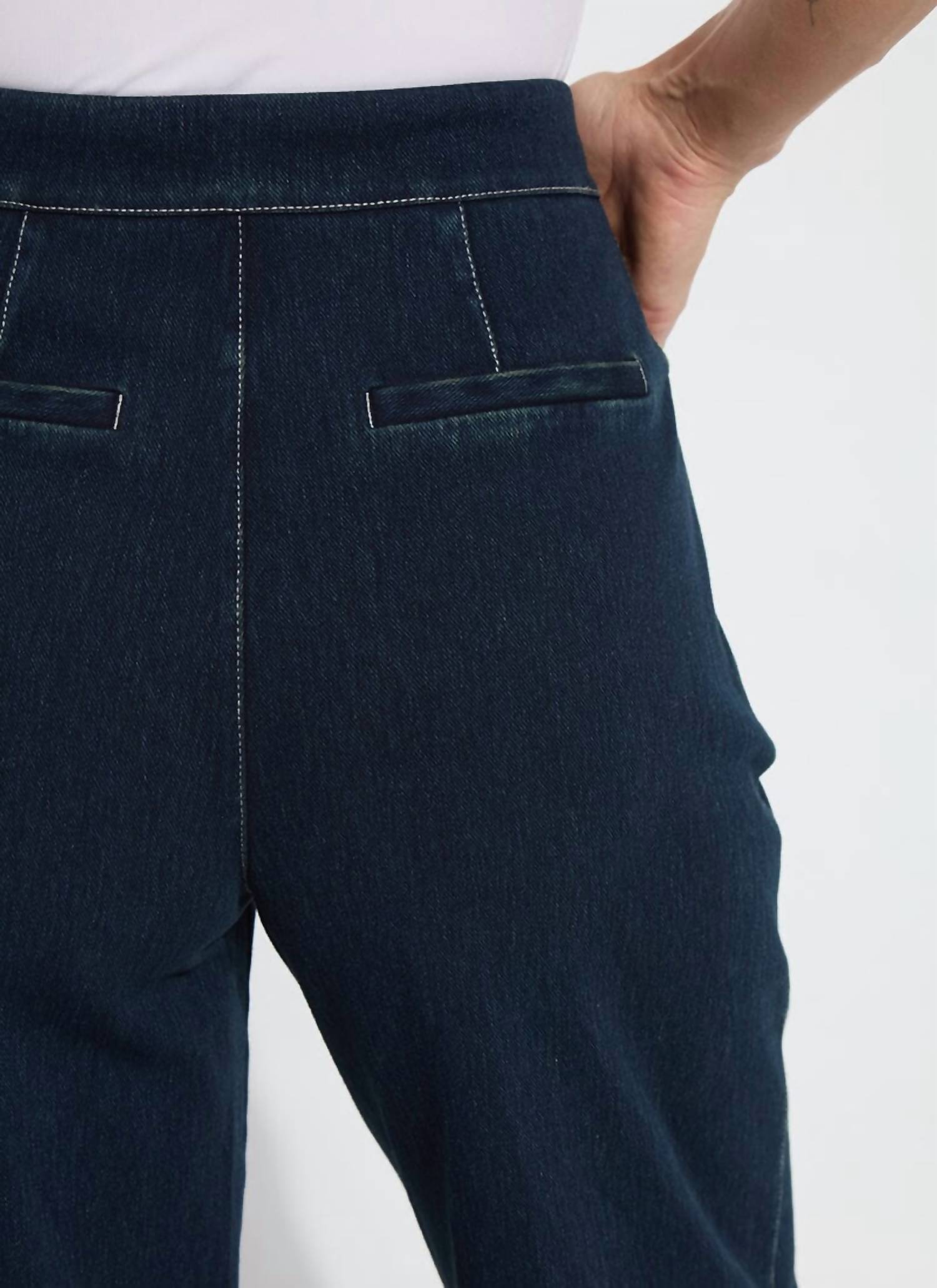 Lysse - Dion Sailor Crop Palazzo Denim Jeans