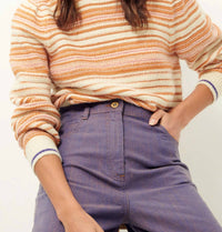 Sessun Nagaina Long Baggy Sleeves Jumper in whifolk - women's sweater