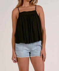Elan - Luna Square Neck Tank Top
