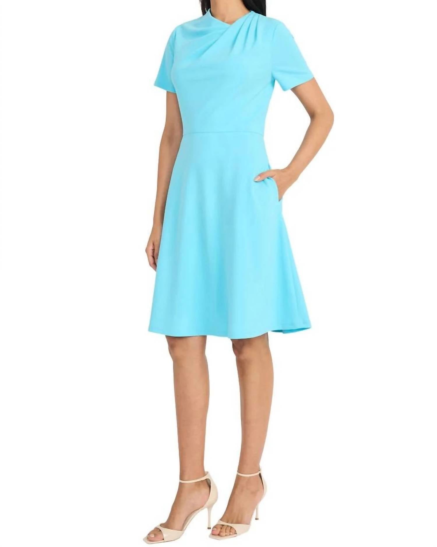Maggy London - Short sleeve A Line dress