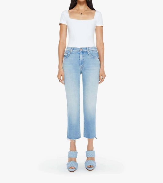 Mother - The Insider Crop Step Fray