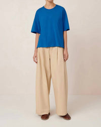 Kowtow Everyday Tee in azure - women's t-shirt - detail view