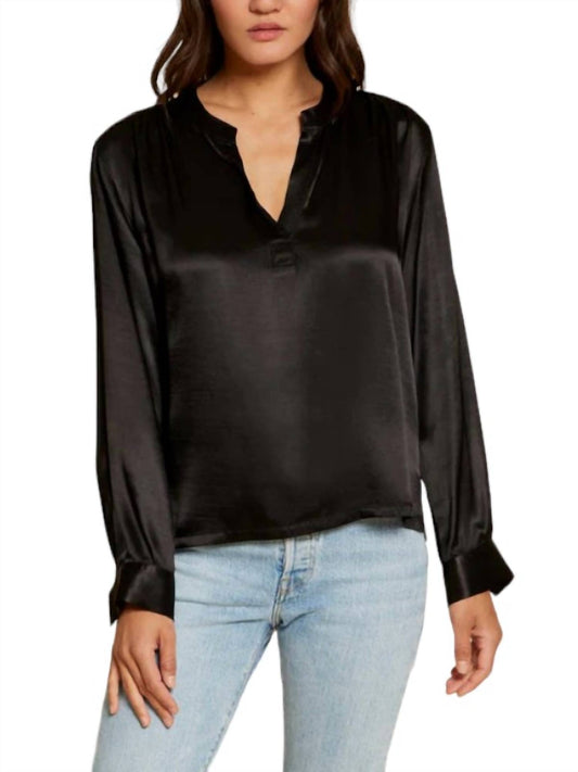 Nation Ltd - Ella Cut Away Henley Top