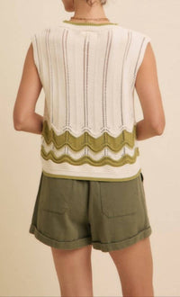 In February - Galatians 2:20 Cable Knit Sweater Top