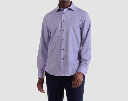 Bugatchi Uomo - James Geometric Oooh Cotton Shirt