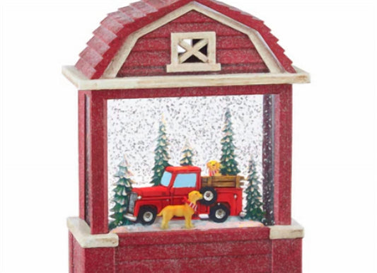 Raz Imports - Truck &dogs Water Barn