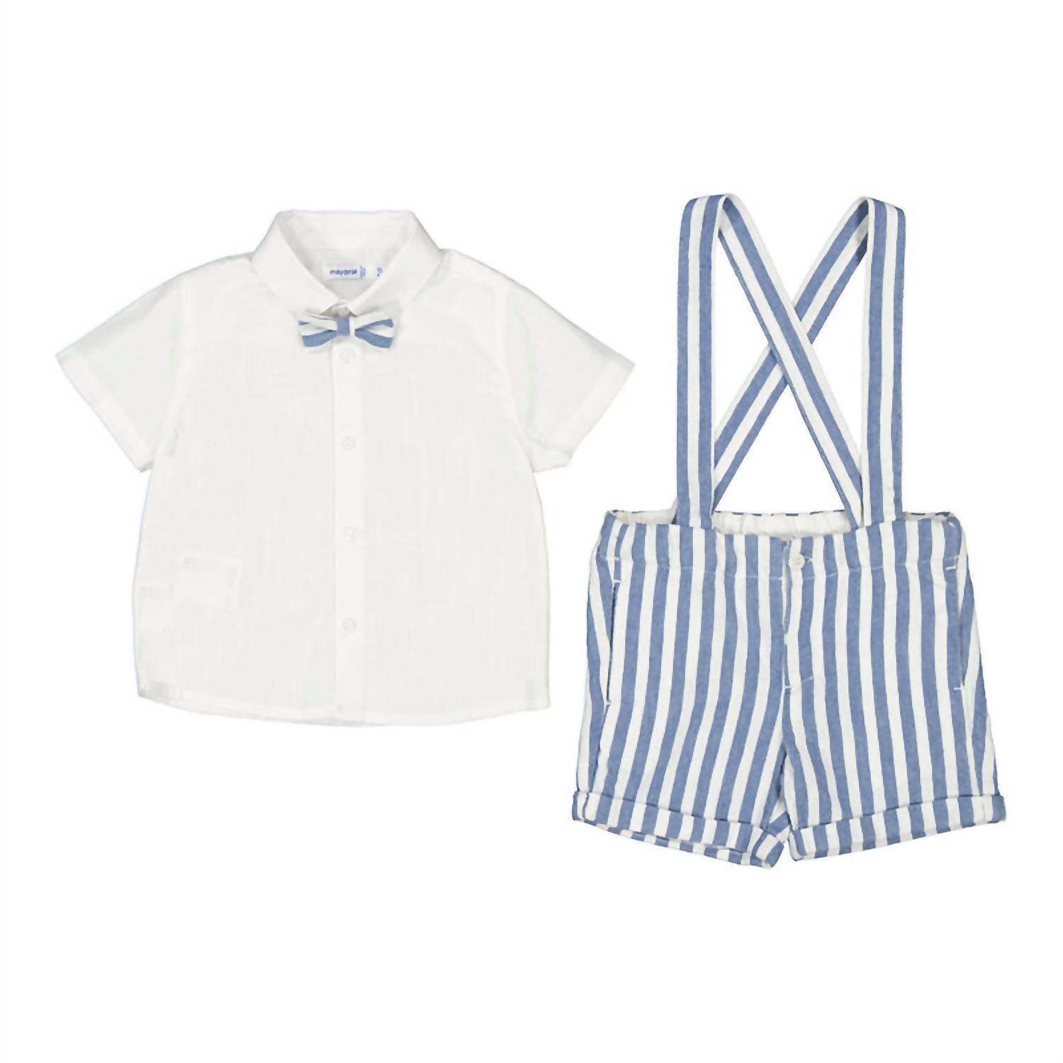 Mayoral - Boy's Three Pieces Dressy Bermuda Set