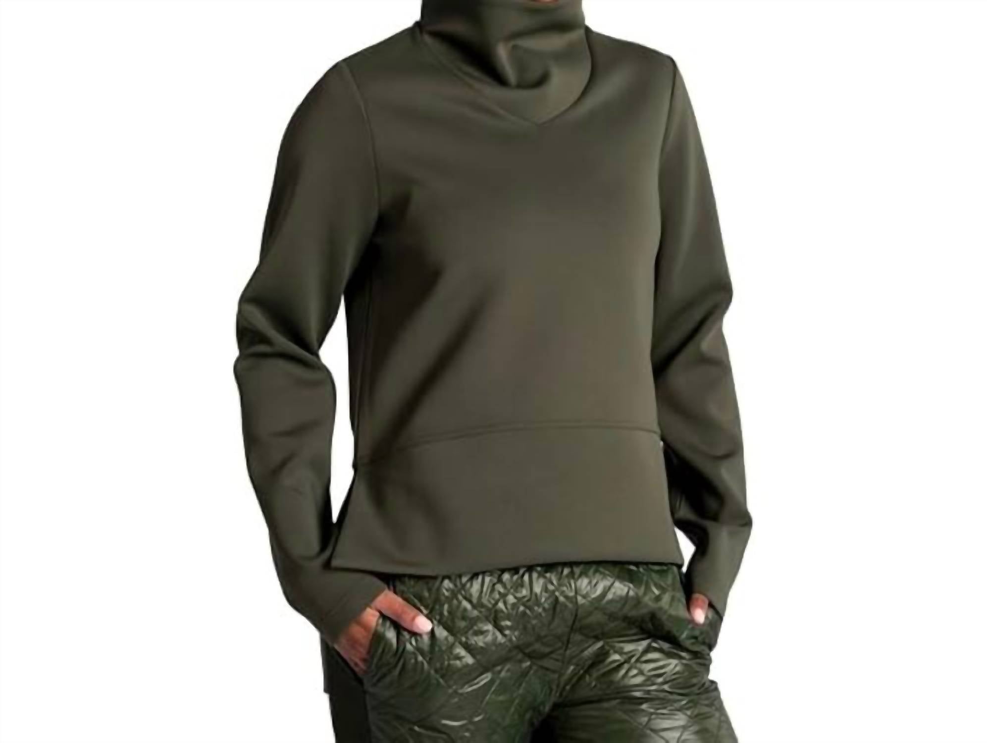 Lole - Spacer Long Sleeve Funnel Neck Sweatshirt