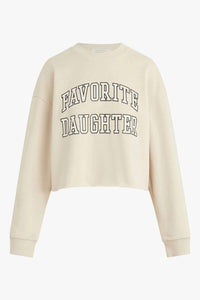 Favorite Daughter - Cropped Collegiate Sweatshirt