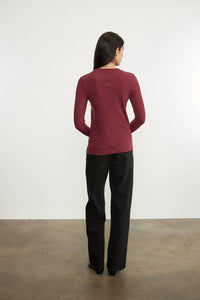 Enza Costa - EASY CUFFED CREW TOP
