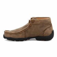 TWISTED X Kid's Chukka Driving Moc Shoes in distressed tan - kids' sneaker - alternate view
