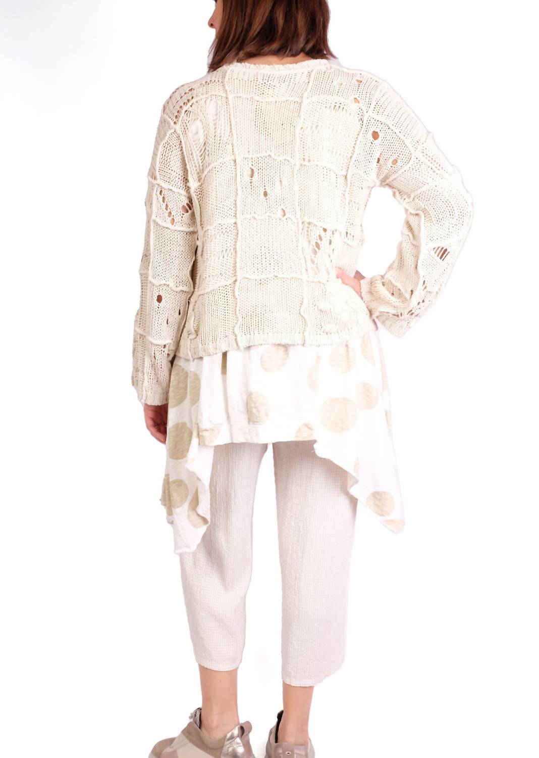 Fissore Cashmere - Silk Knit Patch Sweater