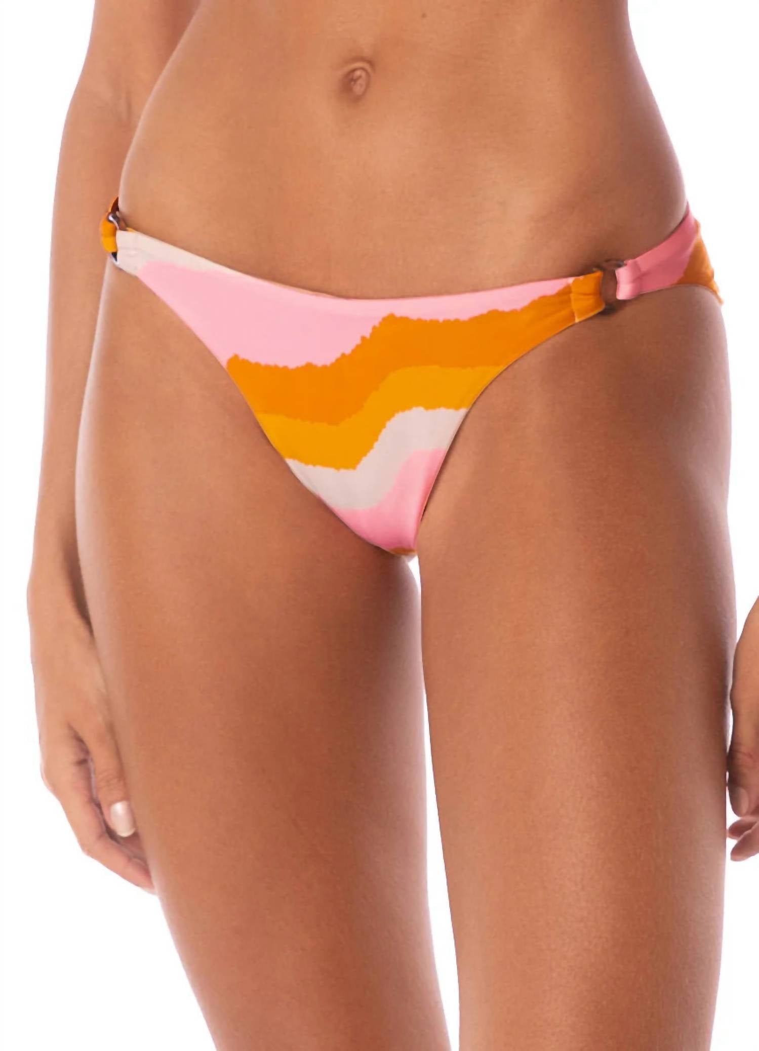 Maaji - Paradiso Waves Sublimiring Regular Rise Classic Bikini Bottom
