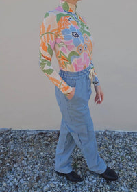 Frnch - Striped Jean Pants