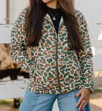 Sterling Kreek You Can't See Me Jacket in duck camo - women's jacket - alternate view
