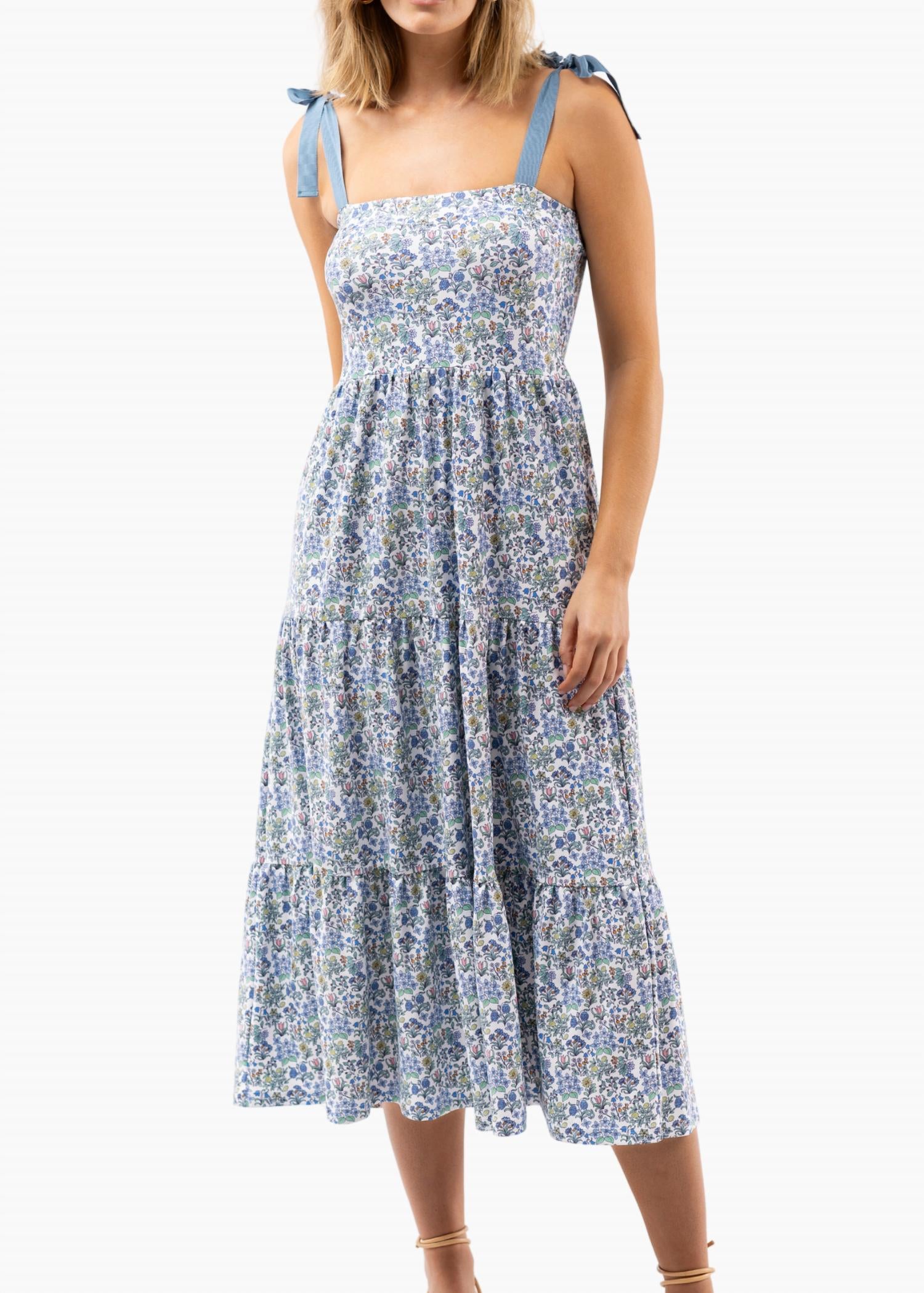 SMITH & QUINN Sage Stretch Dress in blue - women's dress