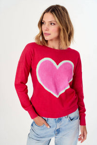 J. Society - Heart Crew Sweater