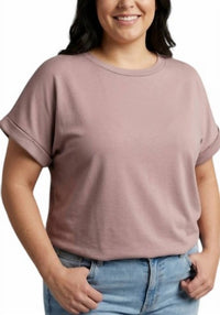 Staccato - Roll Up Short Sleeve Top