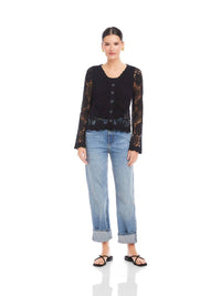 Fifteen Twenty - Nelly Crochet Soft Jacket
