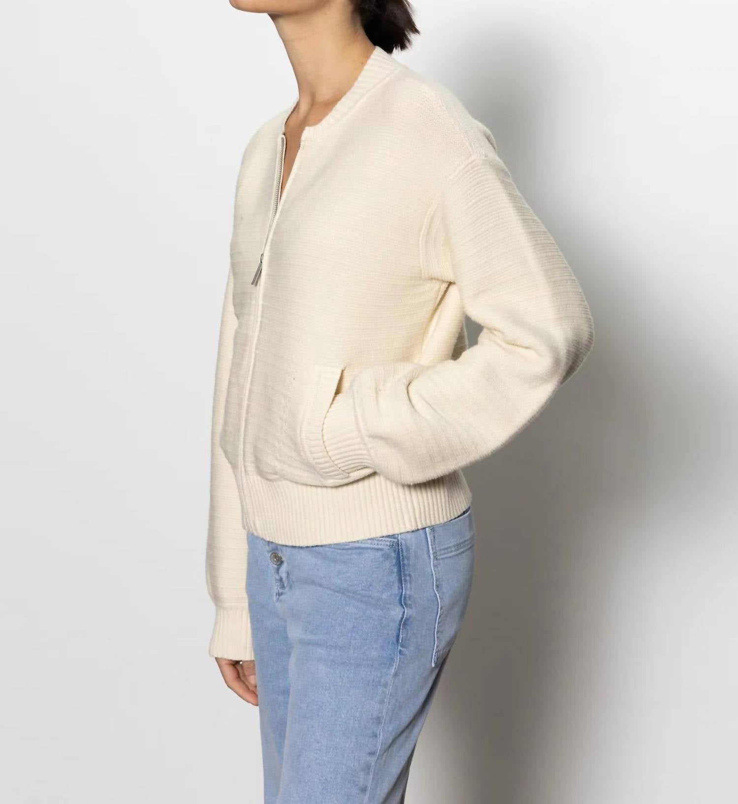 Sanctuary - Knitted Bomber Jacket