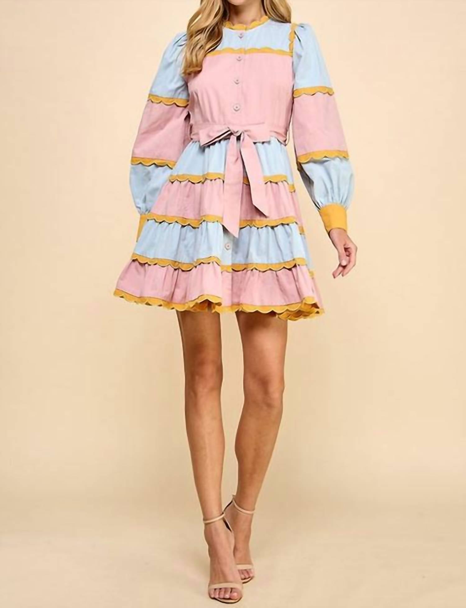 Tcec - Bridgerton Button Down Dress