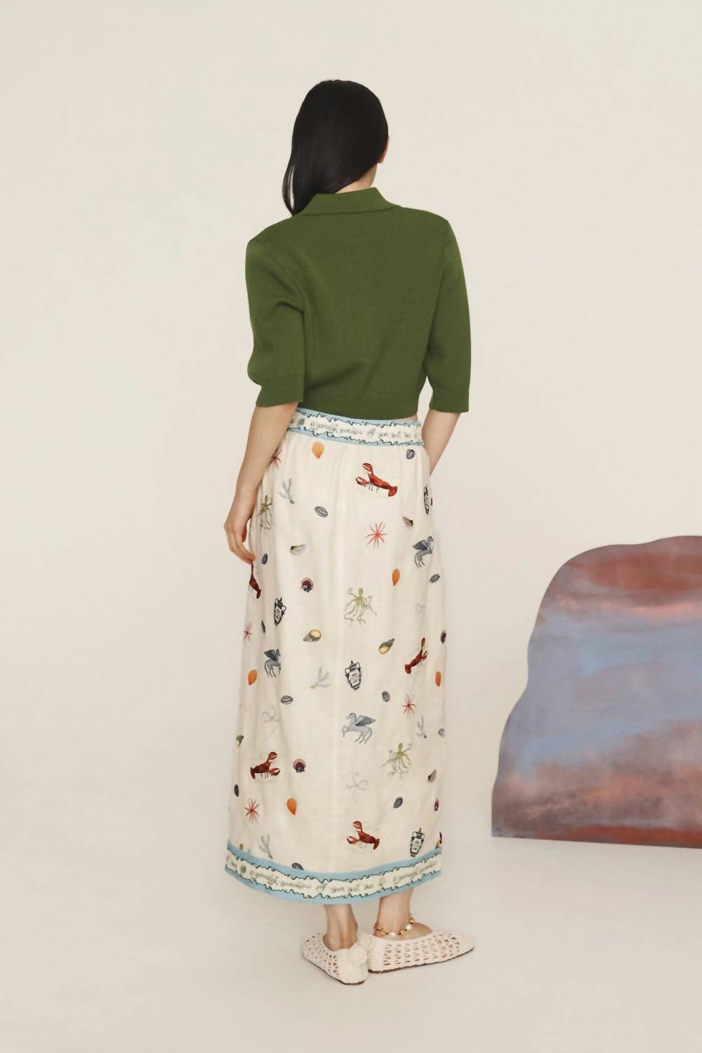 Aeropostale - Sandy Embroidered Skirt