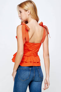 Strut & Bolt - Tangerine Tie Tank