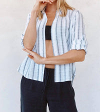 Bella Dahl - Split Back Button Down Top