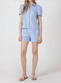 Dex Clothing - Women's Pearl Detail Elastic Waist Short