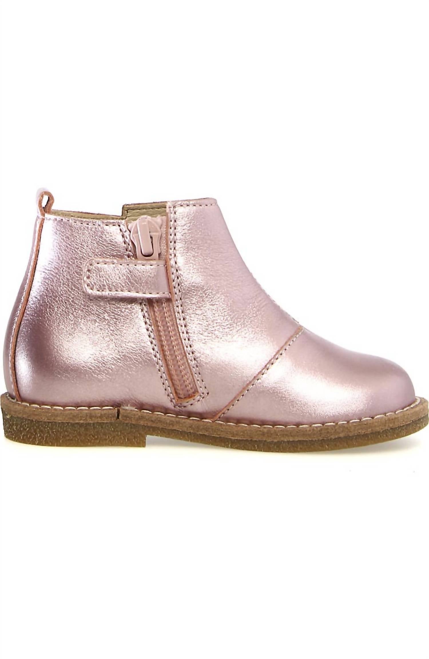 Naturino - Girl's Dasie Metallic Leather Boot