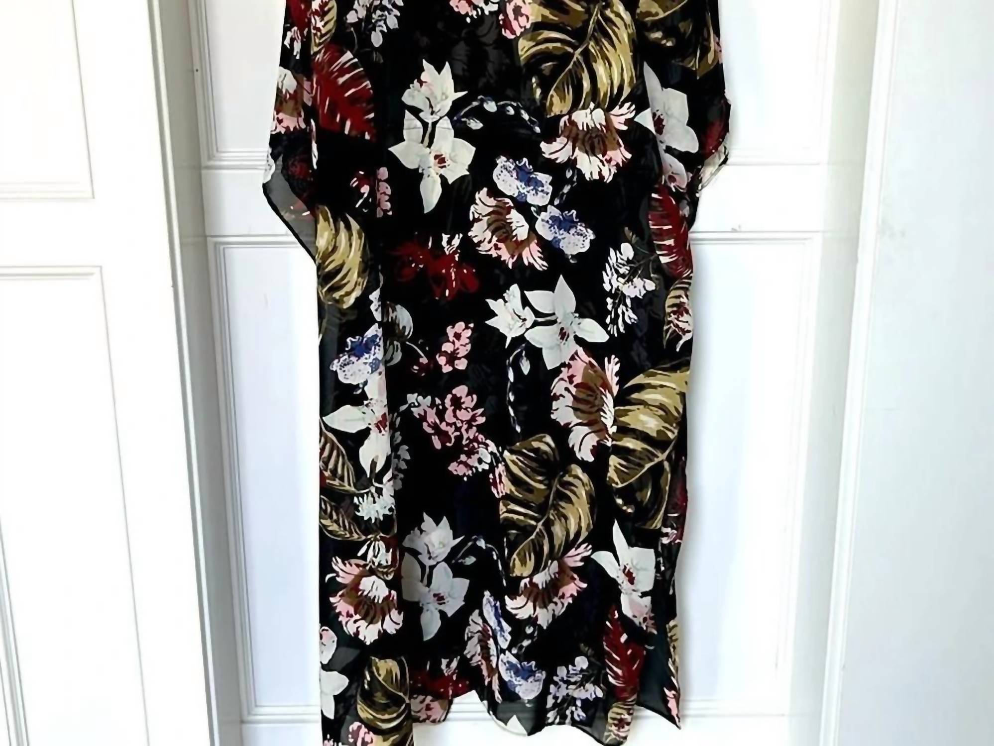 Walter Baker - Tulum Sheer Floral Print Kimono Longline Duster