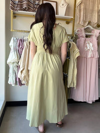 Gigio - Women's Floral Appliqué Maxi Dress
