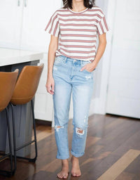 Tea N Rose - Eva Girlfriend Jeans