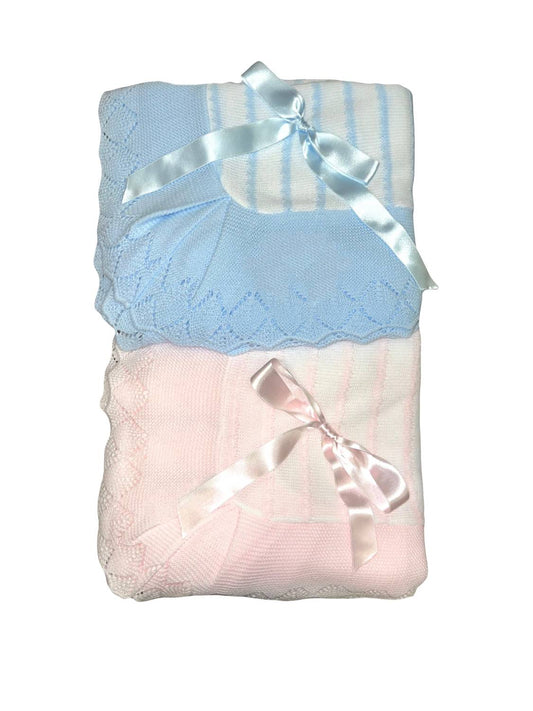 Juliana - Baby Striped Blanket