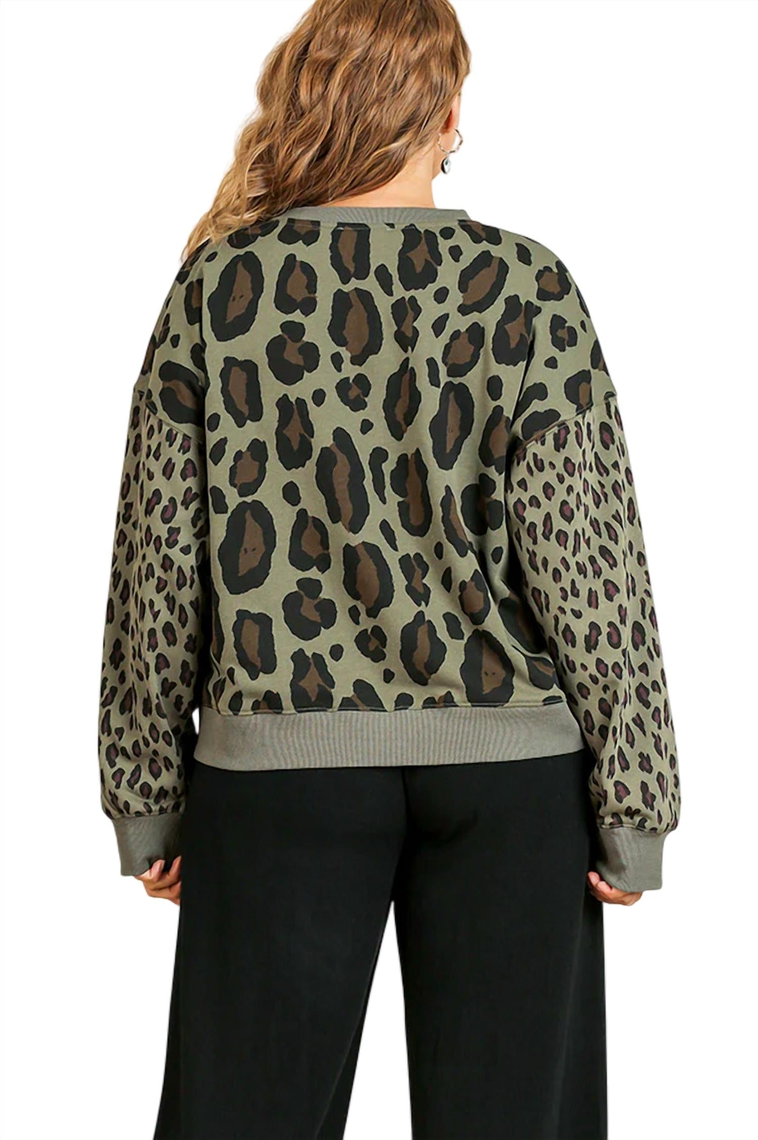 Umgee - Wild Leopard Sweater