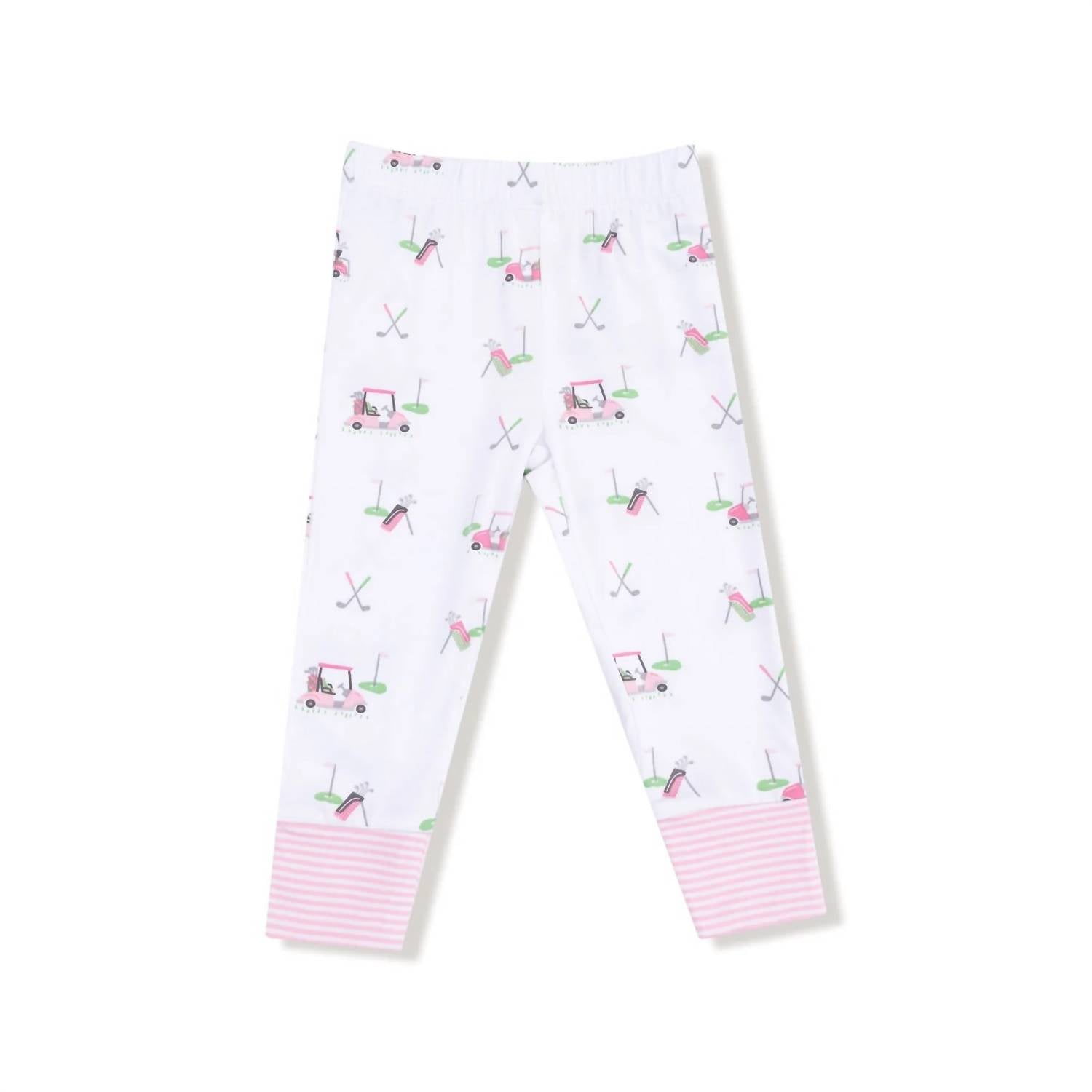 ANGEL DEAR Girls Golf Cart Long Sleeve Lounge Set in pink - item - view 5