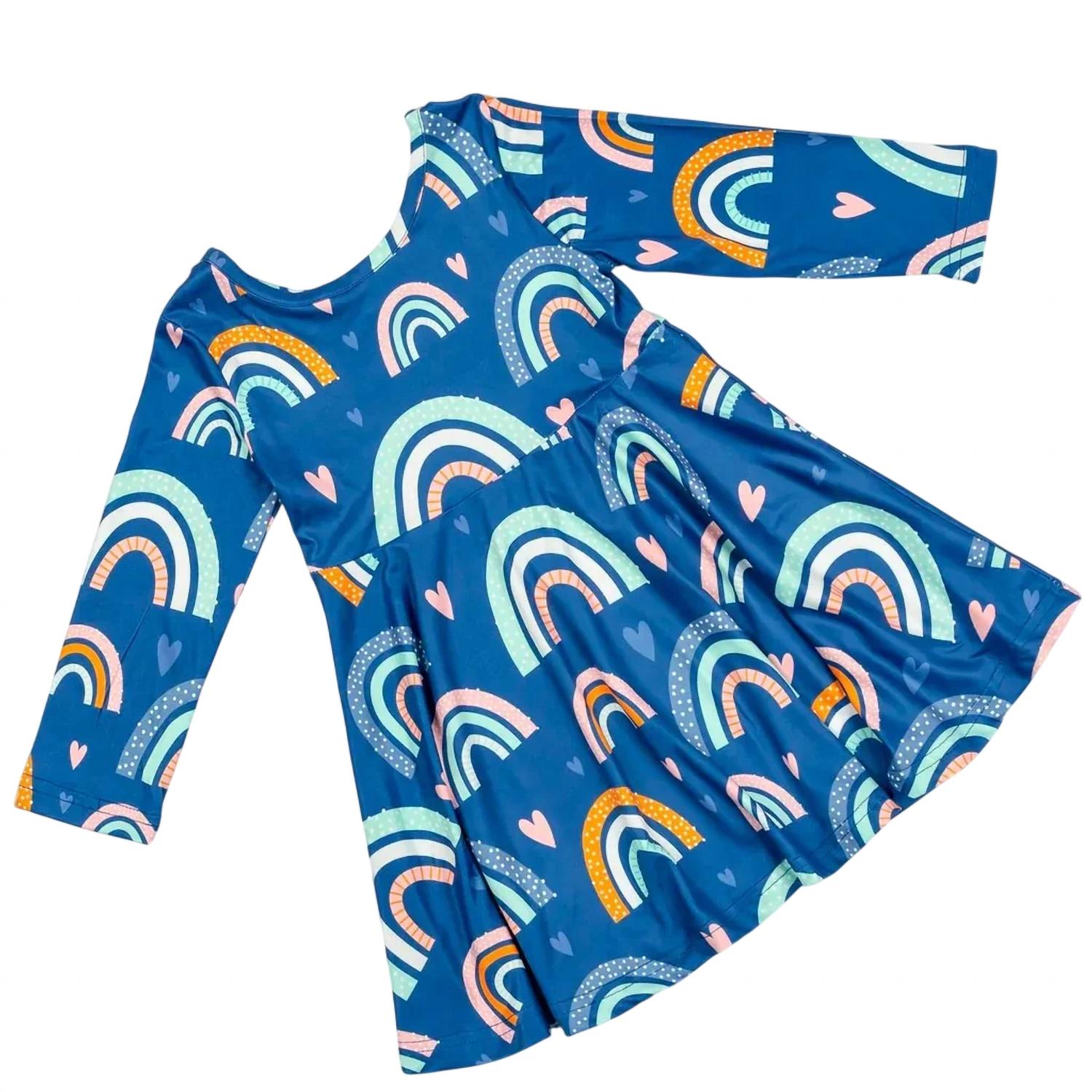 Okie + Lou - Girls Abstract Love Dress
