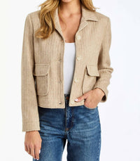 Drew - Myles Tonal Herringbone Jacket