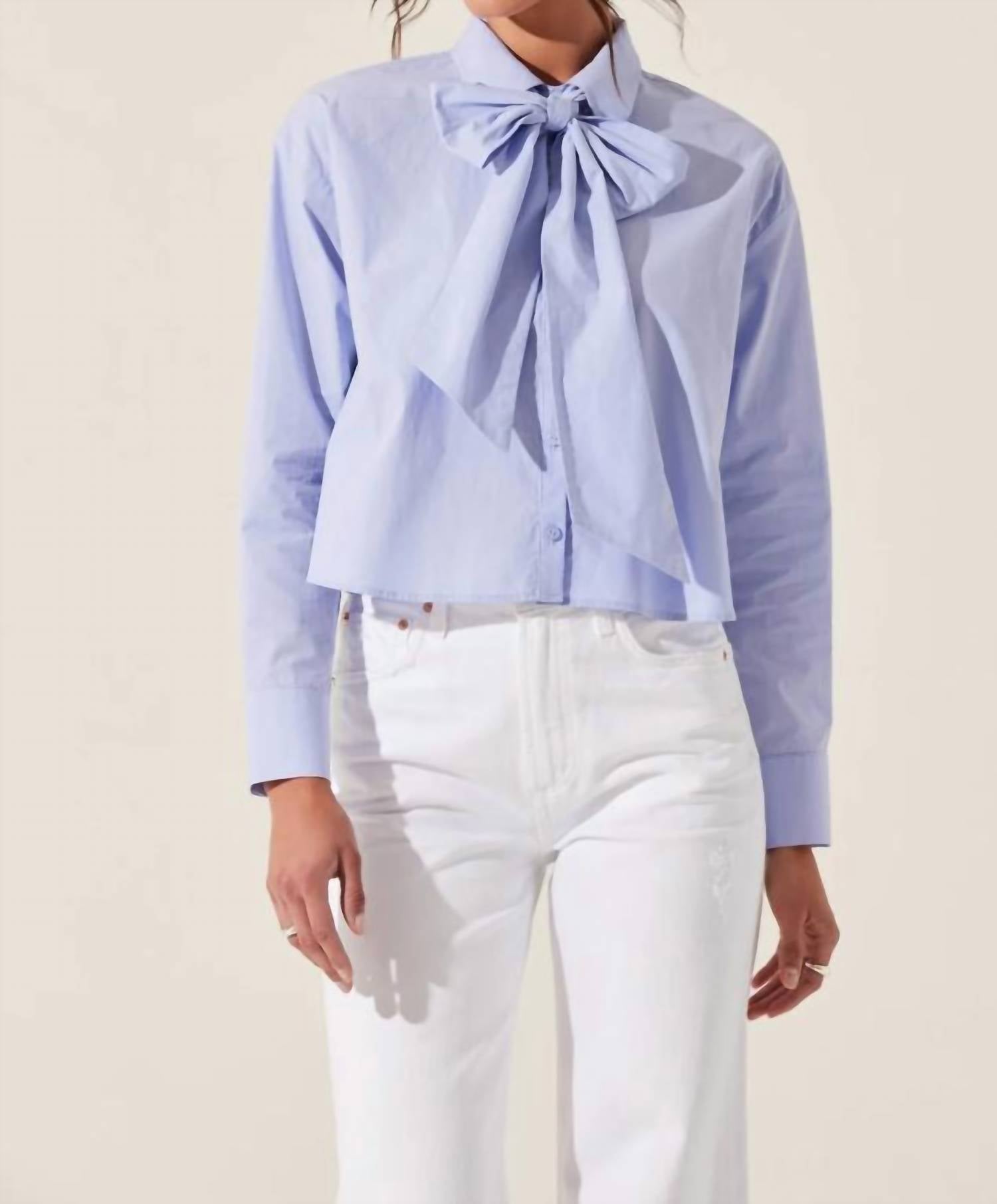 Astr - Wendi Bow Tie Blouse