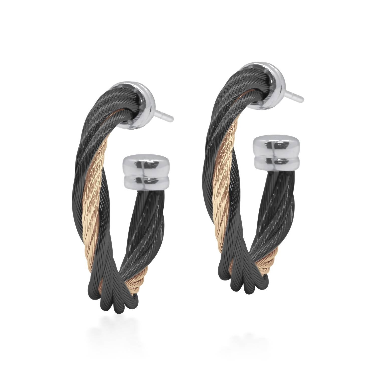 Alor - Petite Modern Twist 3/4" Hoop Earring