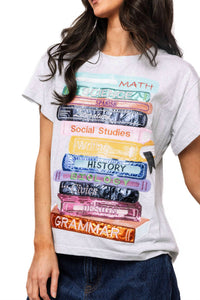 Queen Of Sparkles - School Books Tee