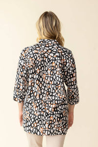 Habitat - Linen Circle Hidden Placket Big Shirt