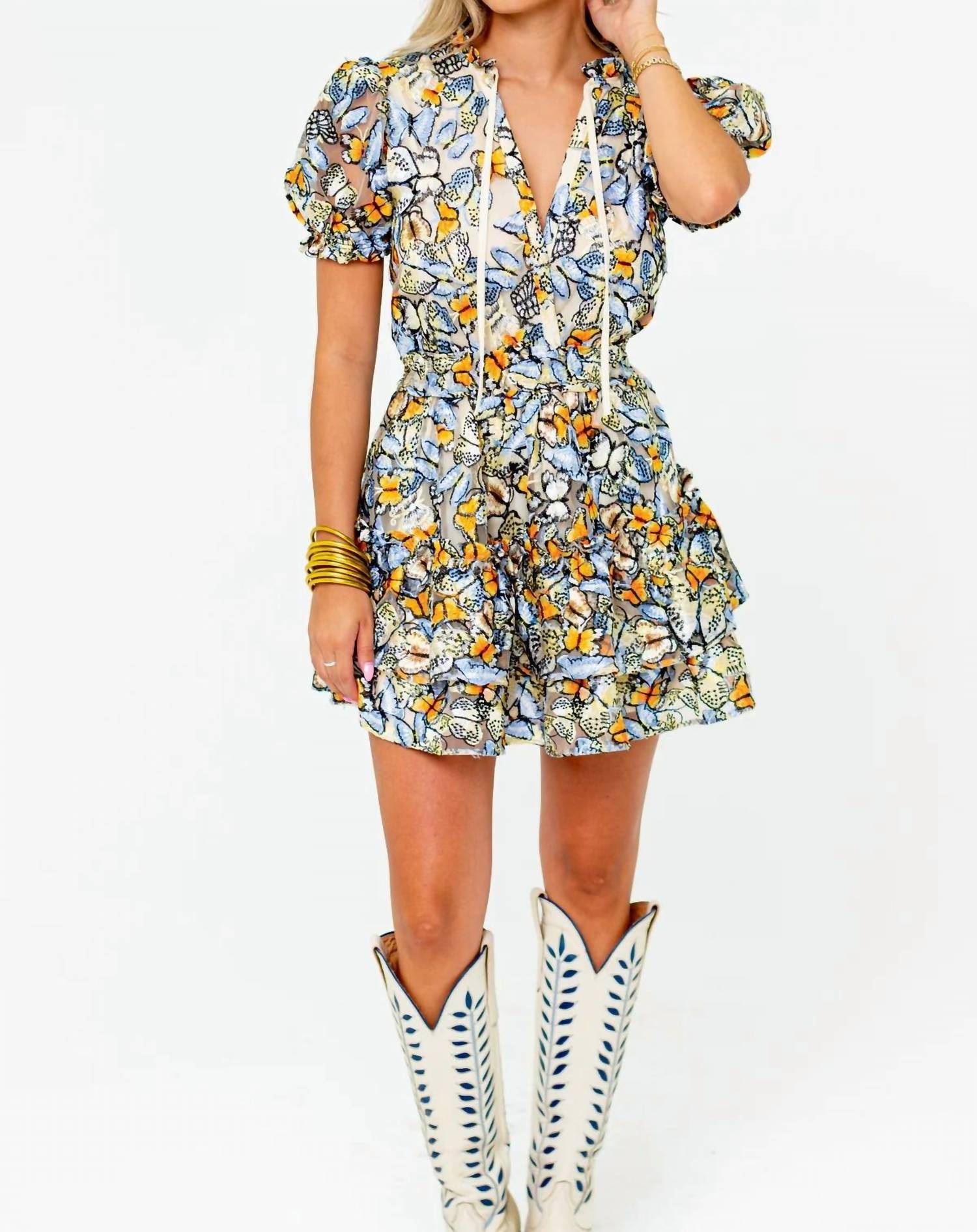 Buddylove - Clementine Elastic Waist Mini Dress