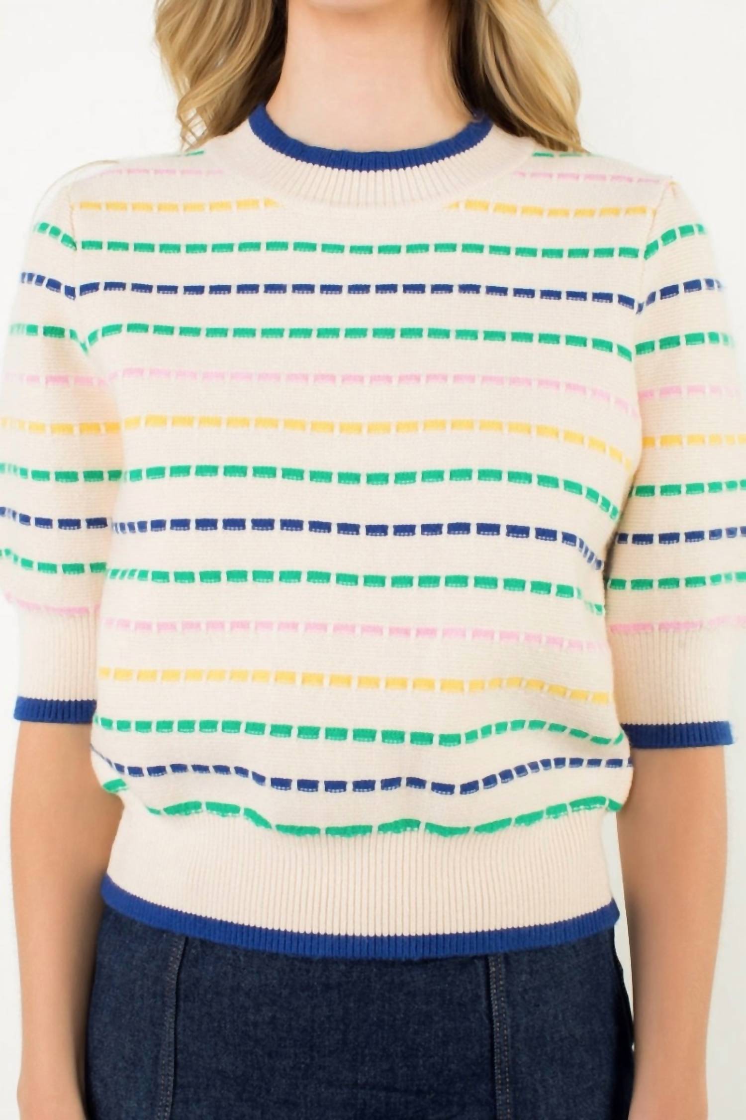 Thml - Dotted Line Sweater