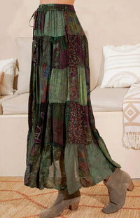 Young Threads - Patchwork Maxi Skirt