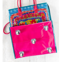 Natural Life - Rolling Floral Tote Bag With Wheels